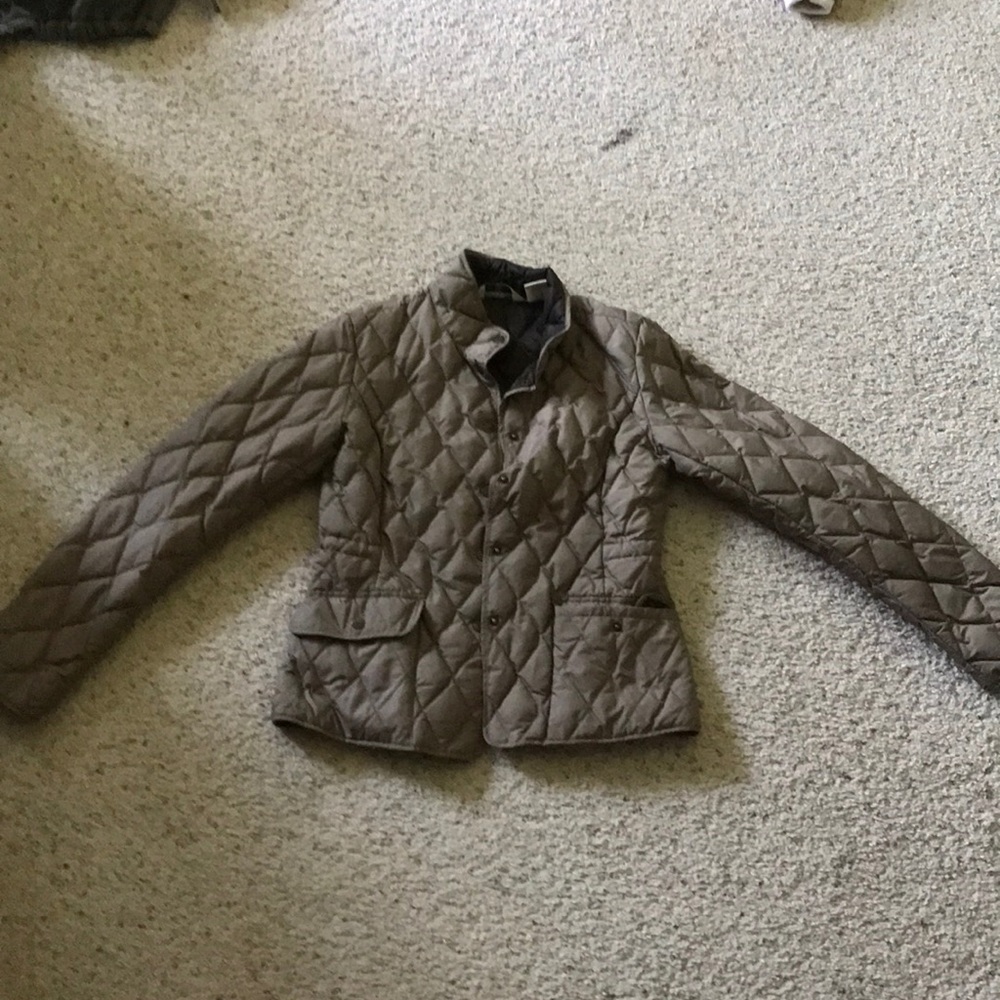 Tan goose down jacket
